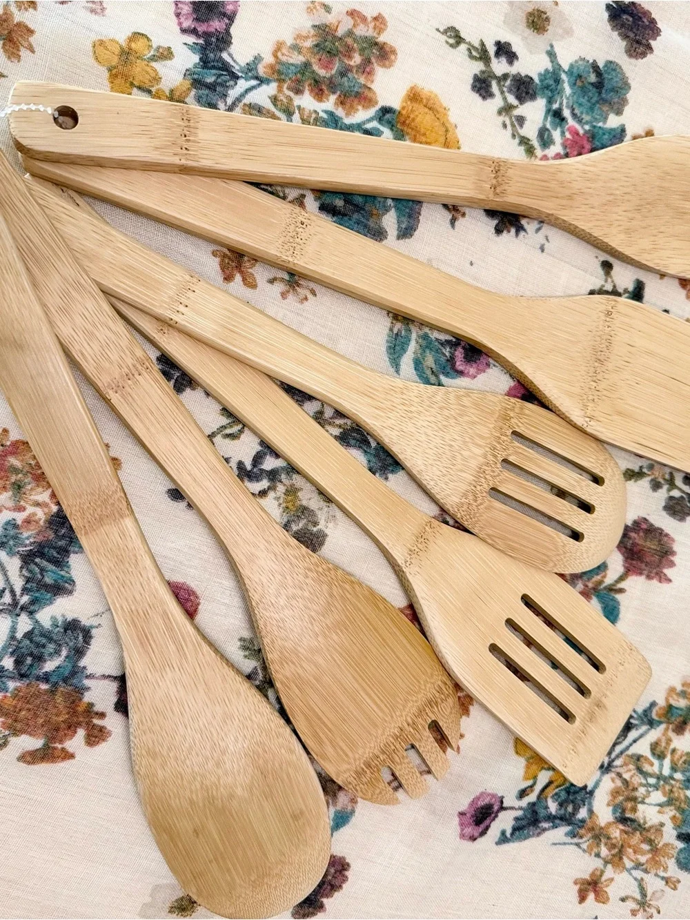 Harry Potter Inspired Bamboo Kitchen Utensil Set 6 Hogwarts Marauder Map Always